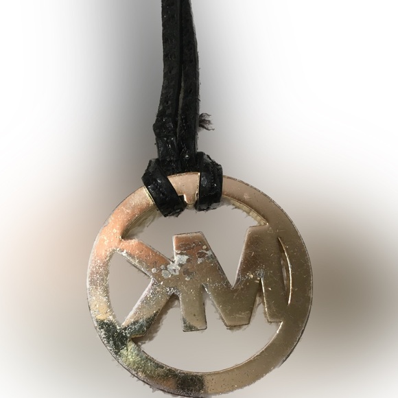 Michael Kors MK Charm Hang Tag Gold Tone Keychain Key Fob Charm - Picture 3 of 9